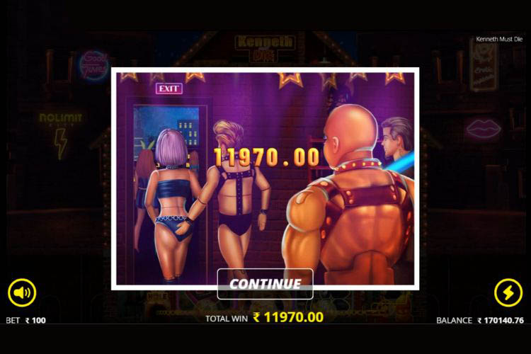 ケネス・マスト・ダイ スロット ゲームのデモ